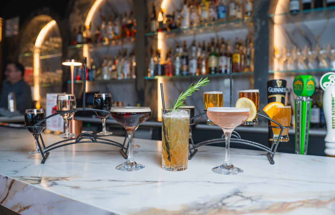 group cocktail photo the tasting room